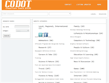 Tablet Screenshot of codot.net